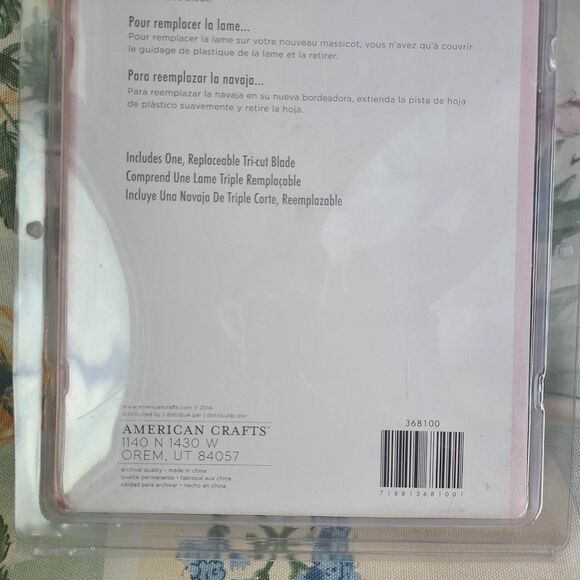 American Crafts 12-Inch Portable Combo Trimmer for Paper Crafts Scrapbooking NWT - Picture 12 of 16